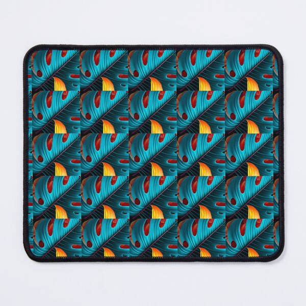 Item preview, Green Palm Leaf Pattern designed and sold by Patternflower.