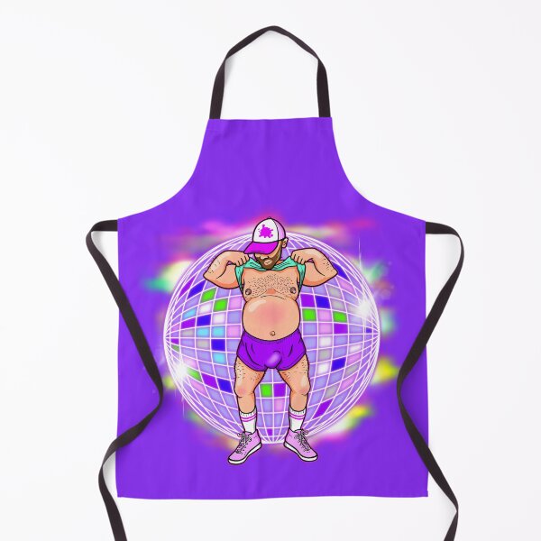 Item preview, Disco Bear Pride | Colorful Chubby Gay Art designed and sold by Love Burty.