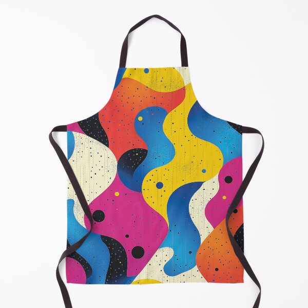 Item preview, A vibrant design of the Memphis art style, characterized by bold colors, dynamic shapes, and playful patterns.  designed and sold by HEMRO.