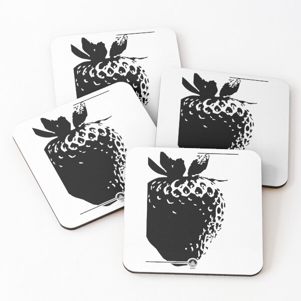Item preview, Strawberry monochrome in black designed and sold by FlyingMPotato.