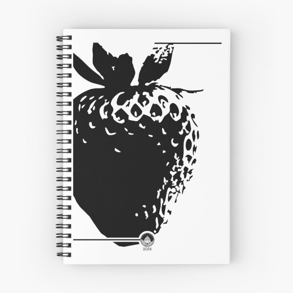 Item preview, Strawberry monochrome in black designed and sold by FlyingMPotato.