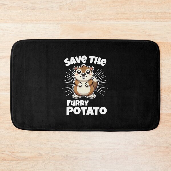 Item preview, Save the furry potato groundhog designed and sold by Visual-digital.