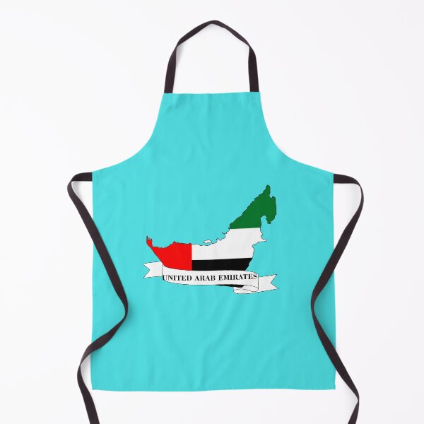Item preview, United Arab Emirates flag map designed and sold by visual adventures.