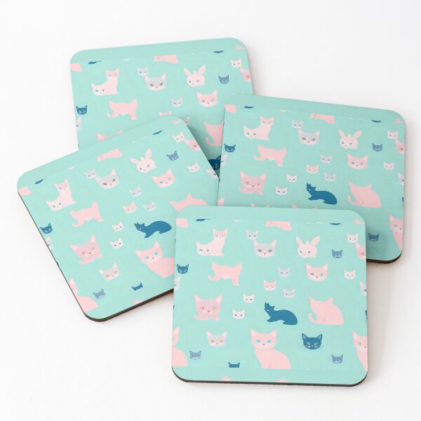 Item preview, Purr-fectly Playful: Whimsical Cat Pattern designed and sold by artistspark.