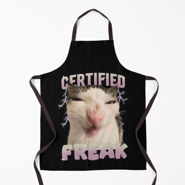 Item preview, CERTIFIED FREAK - Funny Cat Meme - Weird and Quirky Kitty designed and sold by Damcoc.