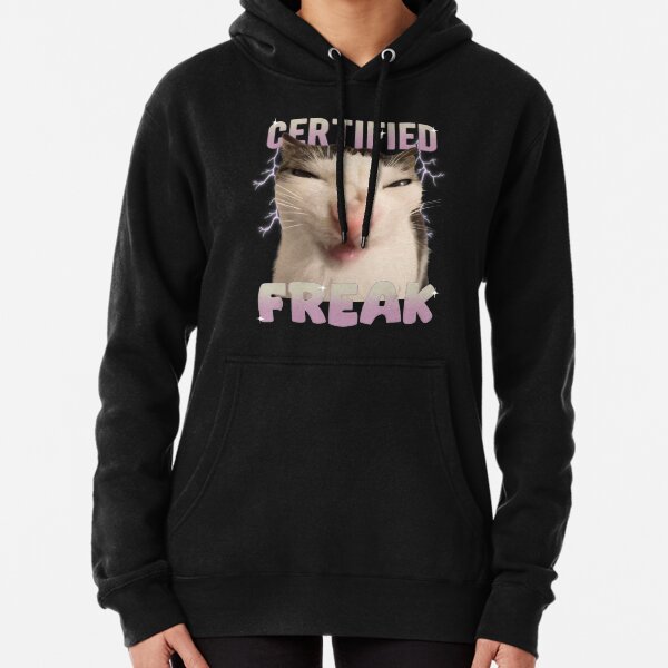 Item preview, CERTIFIED FREAK - Funny Cat Meme - Weird and Quirky Kitty designed and sold by Damcoc.