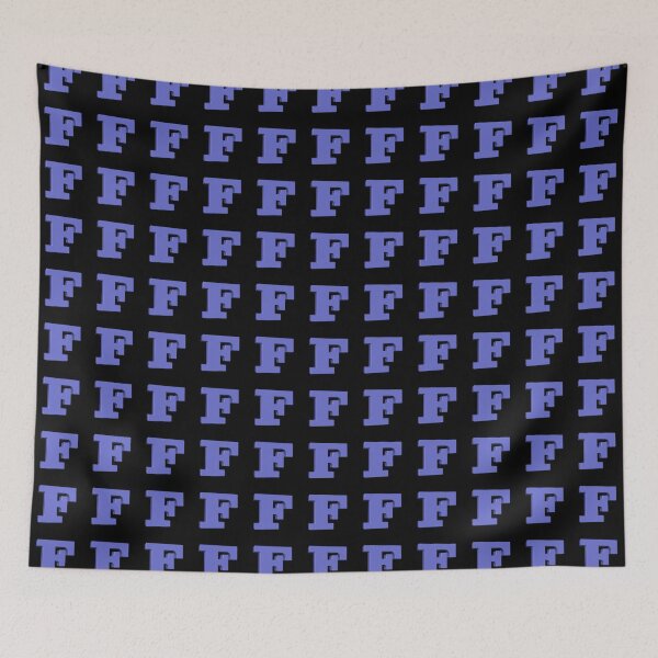 Item preview, The Letter F Dimensional Lavender on Black designed and sold by Art in My Loft.