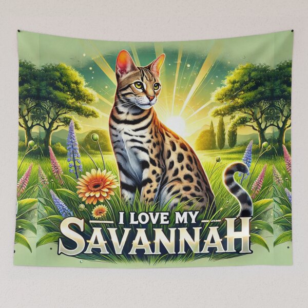 Item preview, I Love My Savannah – A Wild Beauty designed and sold by Meta2Physical.