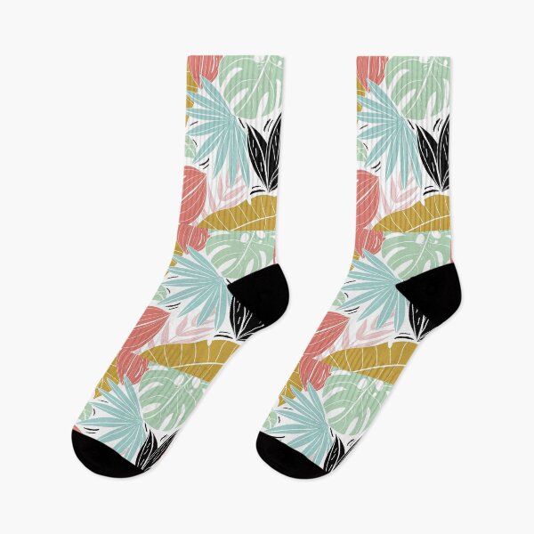 Item preview, colorful tropical leaves pattern. designed and sold by Kanchan1987.