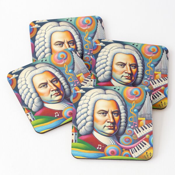 Item preview, Johann Sebastian Bach: Portrait in many painting styles ... from conservative to modern designed and sold by Bach4you.
