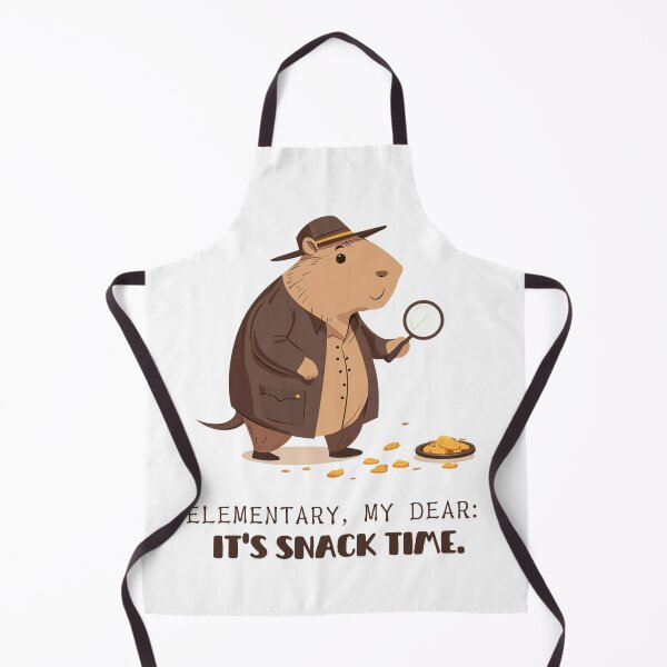Item preview, Detective Capybara Humor – It’s Snack Time!" designed and sold by VisualArtsOasis.