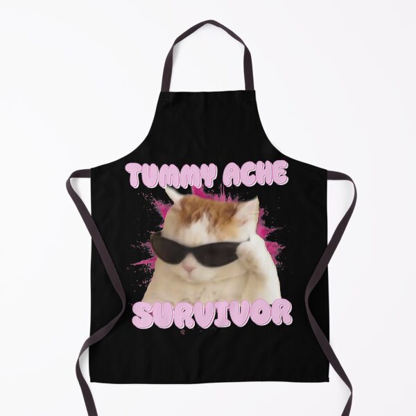 Artikelvorschau, BAUCHSCHMERZEN-ÜBERLEBEN - Lustiges Katzen-Meme - Cooles Kätzchen mit Sonnenbrille entworfen und verkauft von Damcoc.
