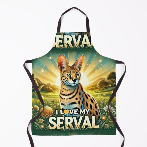 Item preview, I Love My Serval – A Wild Beauty in the Sun designed and sold by Meta2Physical.