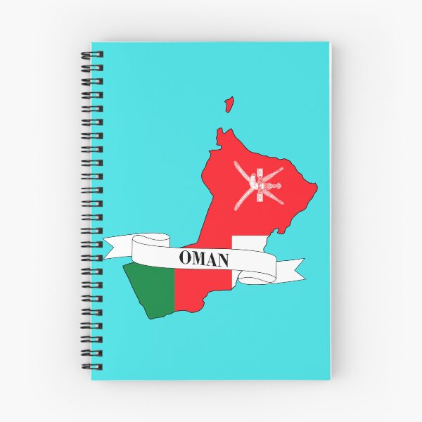 Item preview, oman flag map designed and sold by visual adventures.