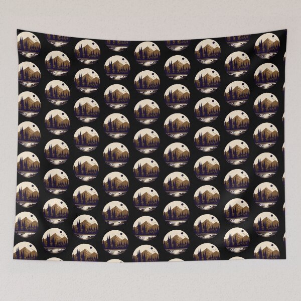 Item preview, Sunset Mountain minimalistic designed and sold by Kalpa.