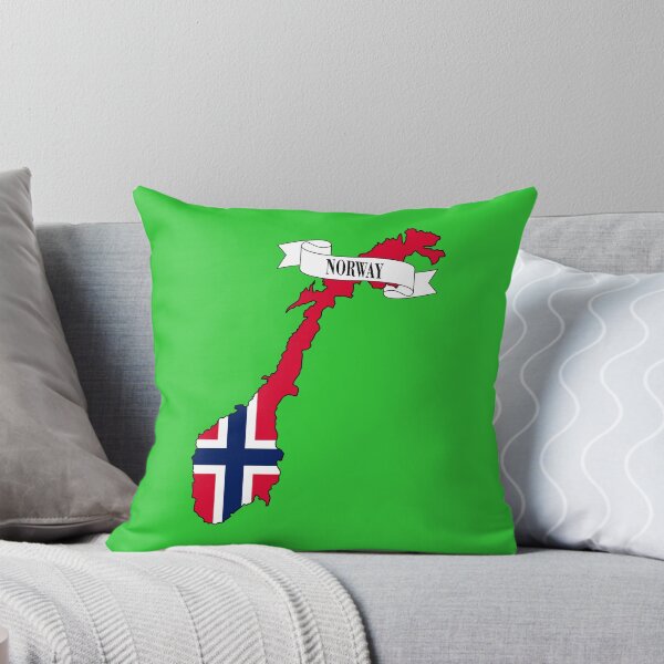 Item preview,  Norway flag map designed and sold by visual adventures.