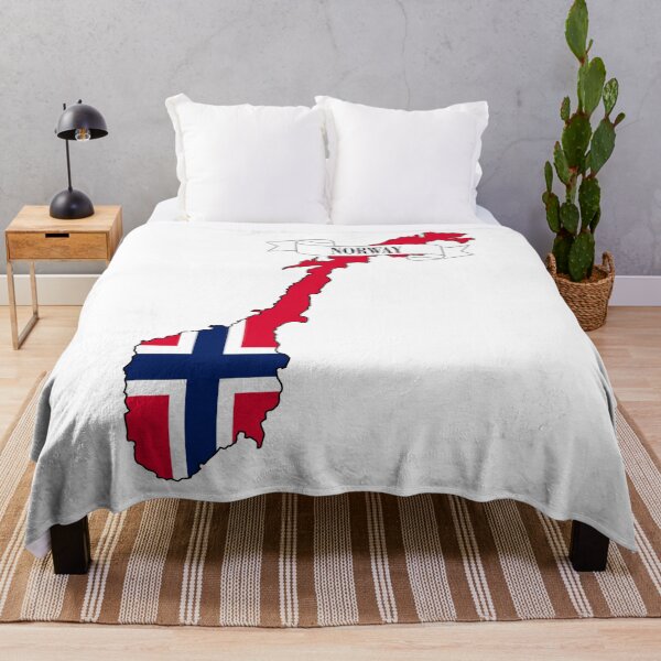 Item preview,  Norway flag map designed and sold by visual adventures.