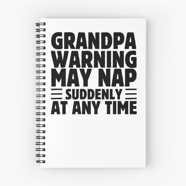 Item preview, Funny Grandpa Warning May Nap at Any Time Grandfather Humor designed and sold by MouDantArts.