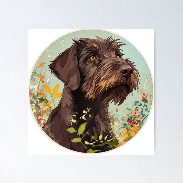 Item preview, Lindo perro pointer eslovaco de pelo duro designed and sold by SMARTKIT DESIGNAGENCY.