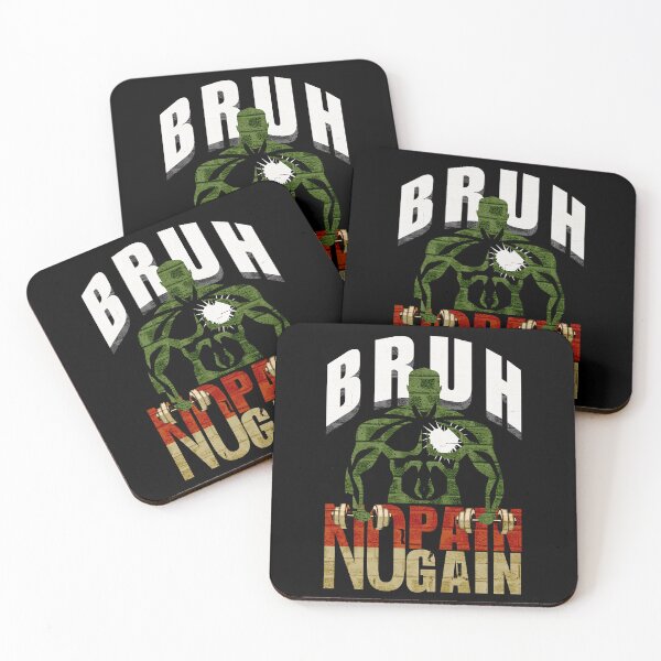 Item preview, Funny Bruh - No Pain No Gain designed and sold by WGBTee.