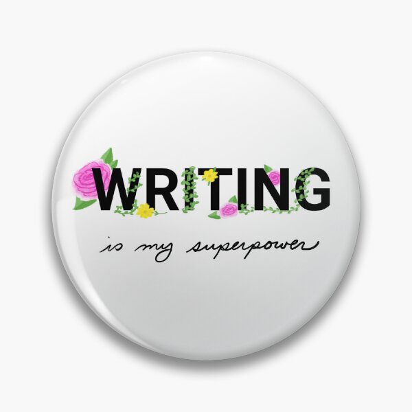 Aperçu de l'œuvre Superpouvoir d'écriture créée et vendue par BookTalkBecky.