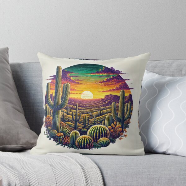 Item preview, Desert Sunset - Cactus Paradise designed and sold by Meta2Physical.