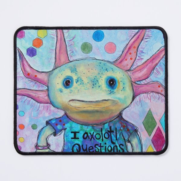 Item preview, I Axolotl Questions designed and sold by NicoleMcKayArt.