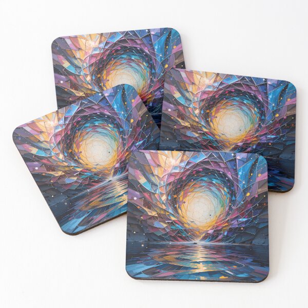 Item preview, Geometric Worlds Beyond Imagination Landscapes Surreal Art Magic designed and sold by ART ATTACK ZONE.