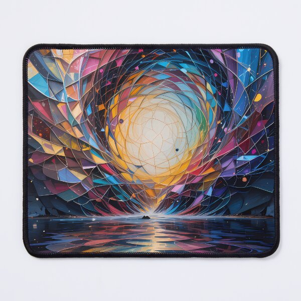 Item preview, Geometric Worlds Beyond Imagination Landscapes Surreal Art Magic designed and sold by ART ATTACK ZONE.