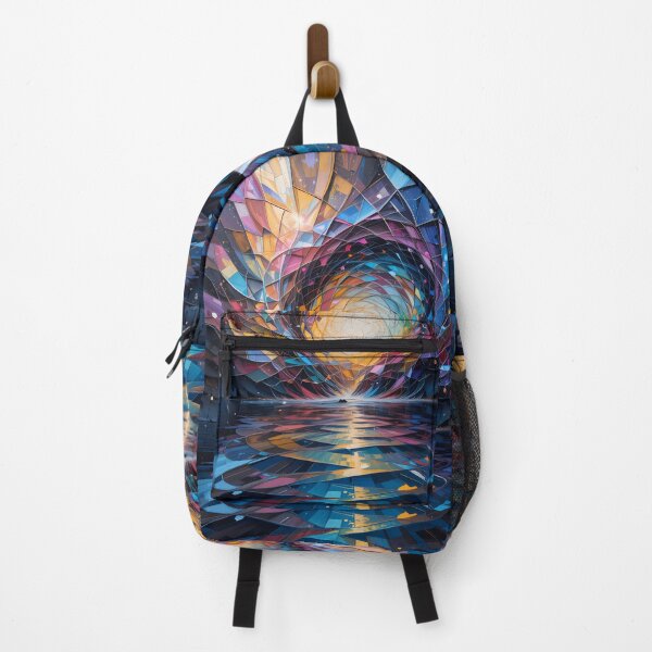 Item preview, Geometric Worlds Beyond Imagination Landscapes Surreal Art Magic designed and sold by ART ATTACK ZONE.