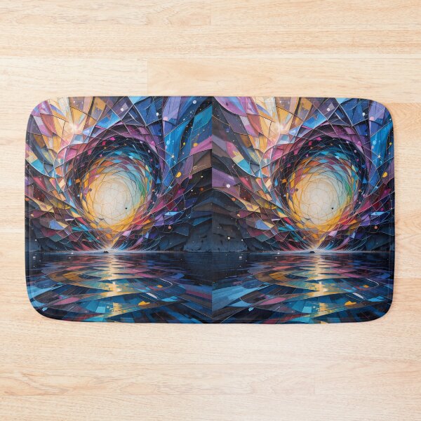 Item preview, Geometric Worlds Beyond Imagination Landscapes Surreal Art Magic designed and sold by ART ATTACK ZONE.