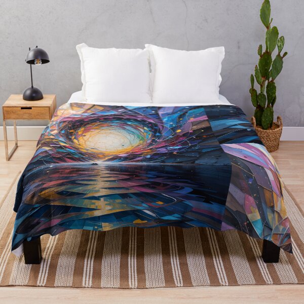 Item preview, Geometric Worlds Beyond Imagination Landscapes Surreal Art Magic designed and sold by ART ATTACK ZONE.