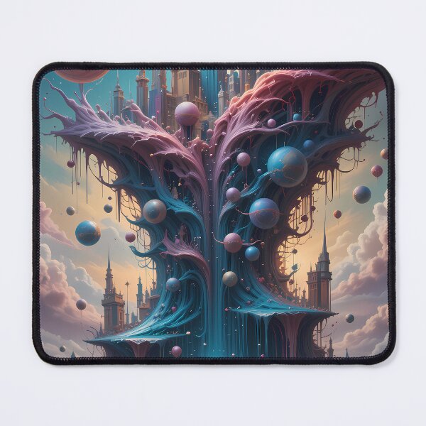 Item preview, Men Worlds Beyond Imagination Landscapes Surreal Art Magic designed and sold by ART ATTACK ZONE.