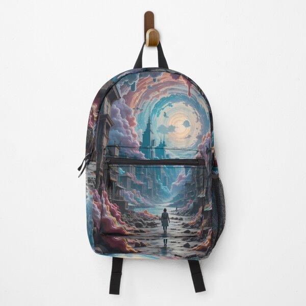 Item preview, Woman Worlds Beyond Imagination Landscapes Surreal Art Magic designed and sold by ART ATTACK ZONE.