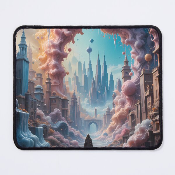 Item preview, Dystopic Worlds Beyond Imagination Landscapes Surreal Art Magic designed and sold by ART ATTACK ZONE.