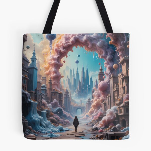 Item preview, Dystopic Worlds Beyond Imagination Landscapes Surreal Art Magic designed and sold by ART ATTACK ZONE.