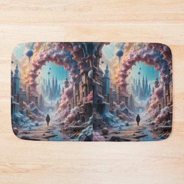 Item preview, Dystopic Worlds Beyond Imagination Landscapes Surreal Art Magic designed and sold by ART ATTACK ZONE.