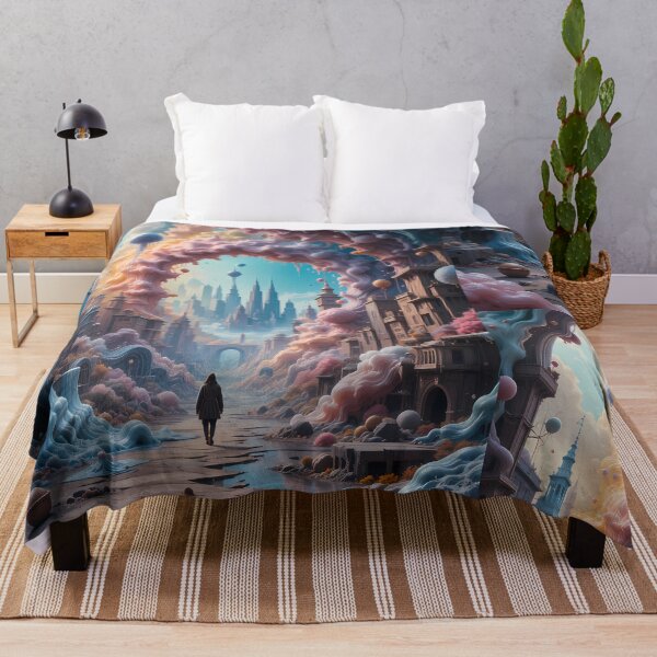 Item preview, Dystopic Worlds Beyond Imagination Landscapes Surreal Art Magic designed and sold by ART ATTACK ZONE.