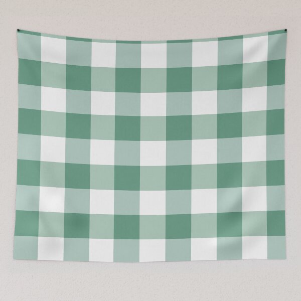 Item preview, Green and White Checkered Pattern designed and sold by AbstractIdeas.