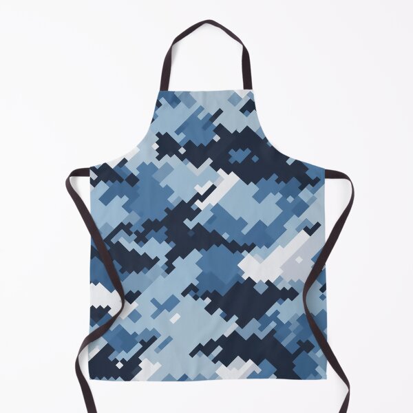Item preview, A camouflage pattern design with cool tones like light blue, silver, and deep navy. designed and sold by HEMRO.