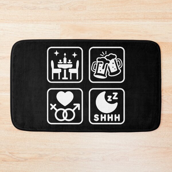 Item preview, 4 Things We All Need - Eat, Drink, Love, Sleep! (Shade Icons) designed and sold by Eksama Design.