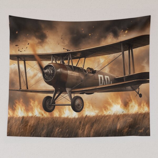 Item preview, BIPLANE LANDING designed and sold by origingallery.