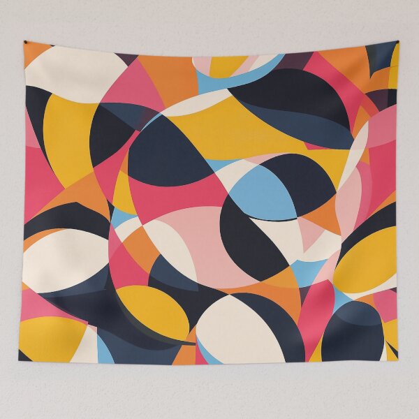 Item preview, A design of geometric shapes and vibrant colors. designed and sold by HEMRO.