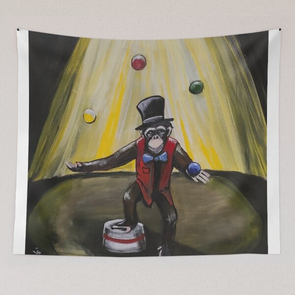 Item preview, Circus Chimp Juggling Balls  designed and sold by CarviDesigns.