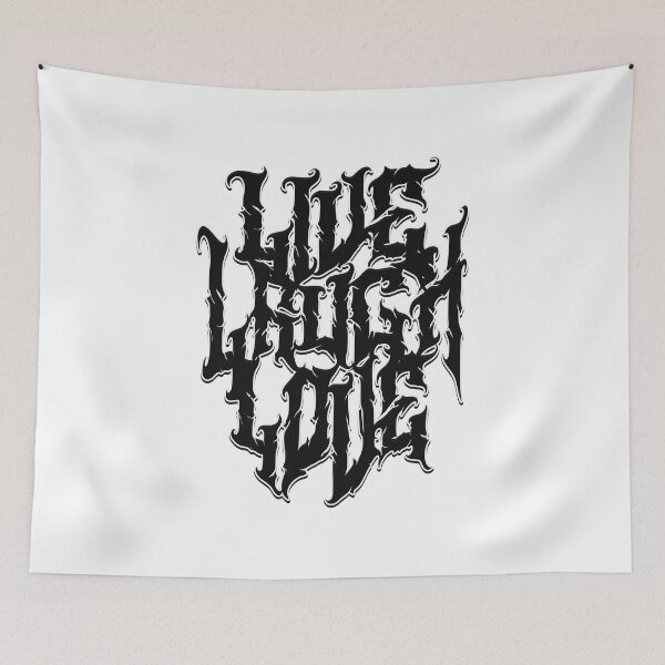 Item preview, Live Laugh Love - Typography  designed and sold by Whimsical  Thinker.