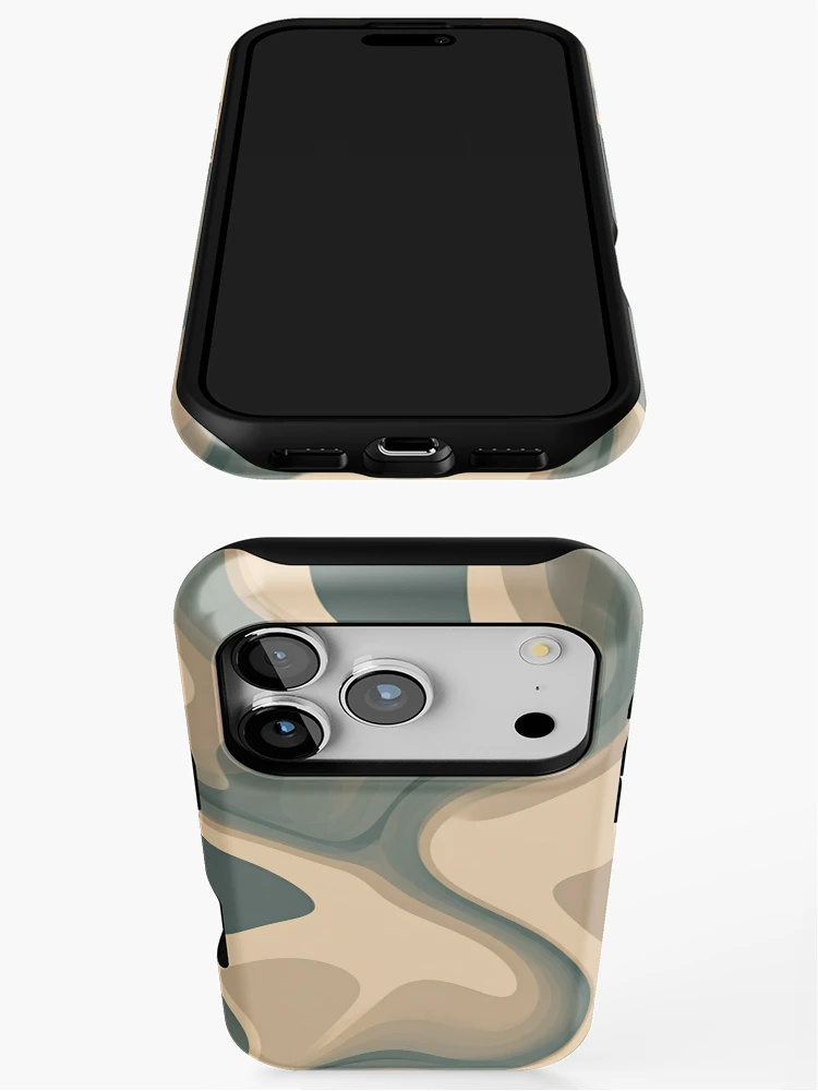 Thumbnail 3 of 4, iPhone Case, Abstract Wavy Pattern designed and sold by Rui Fernandes.