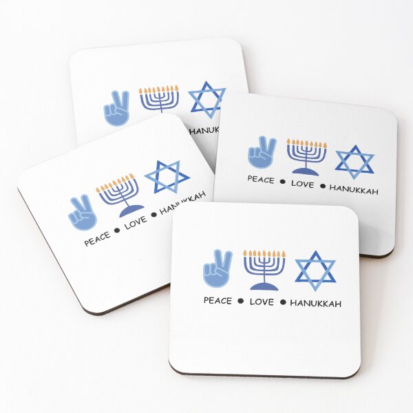 Item preview, Peace Love Hannukah designed and sold by ClariseDesigns.