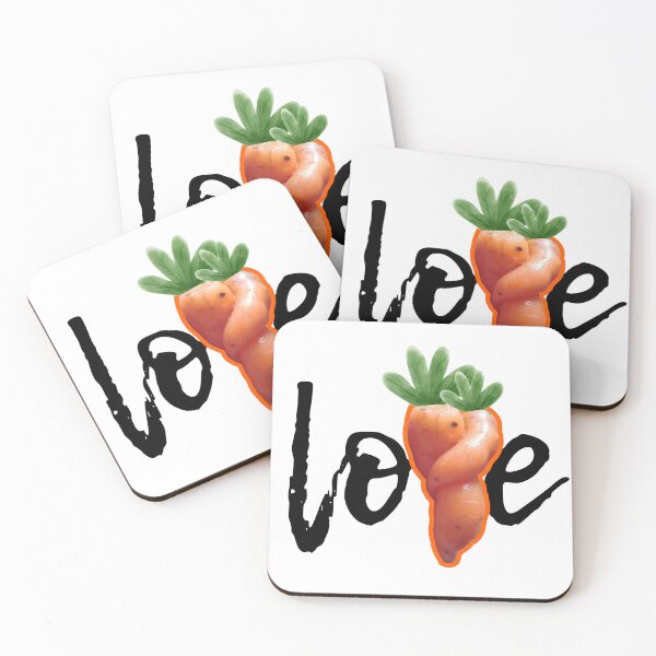 Item preview, Love for veggie lovers Carrots black font designed and sold by MySciPic.