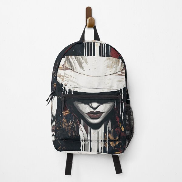 Item preview, Painted Mystery. Grunge / splatter female portrait. designed and sold by Shoot-The-Moon.