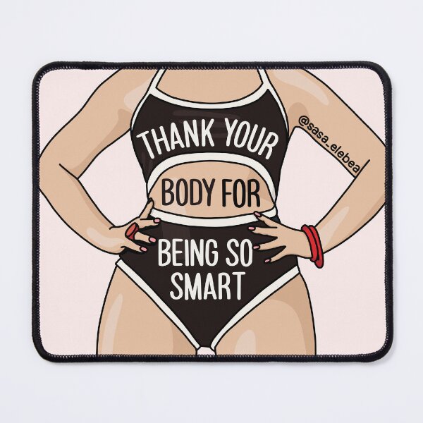 Item preview, Thank your body by Sasa Elebea designed and sold by Sabrina Brugmann.